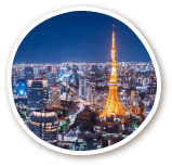夜の街並み