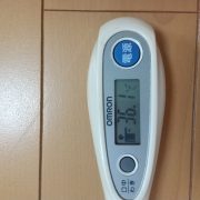 今日の私の体温です