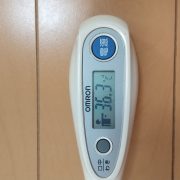今日の私の体温です